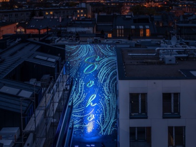 W Krakowie powstał fluorescencyjny mural