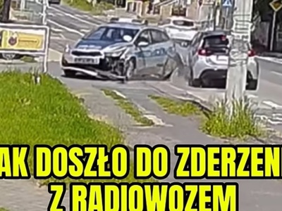 Radiowóz miał pierwszeństwo i jechał na sygnale. Ale senior go nie widział...
