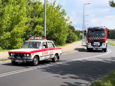 Wielka parada wozów strażackich w Ciechocinku [WIDEO]