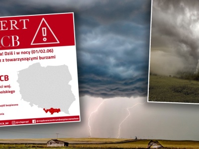 Alert od gór po Bałtyk. Możliwe trąby powietrzne. 