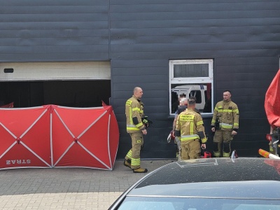 Śmiertelny wypadek w olsztyńskim zakładzie. Pracownik zginął na miejscu