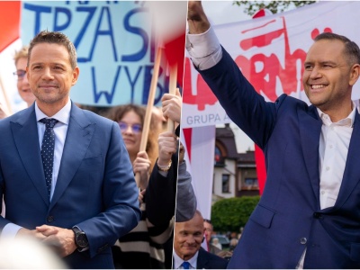 Badania exit poll: niewielka przewaga Trzaskowskiego, rusza liczenie głosów
