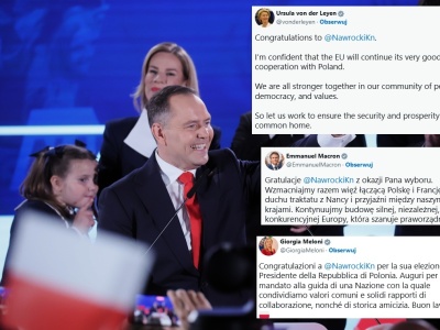Światowi liderzy gratulują Nawrockiemu. A co z Tuskiem?