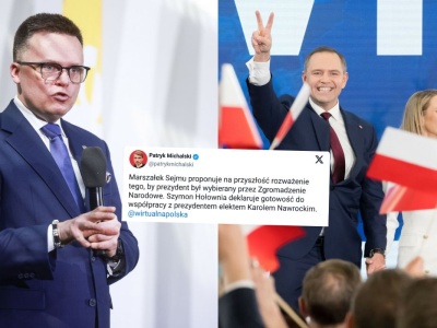 Szymon Hołownia mówi, że może czas zastanowić się nad sposobem wybierania prezydenta