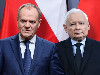 Tuska i Kaczyńskiego dzielił kwadrans. 