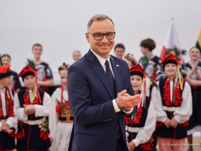 Prezydent Duda na Litwie. Wcześniej rozmawiał z Nawrockim