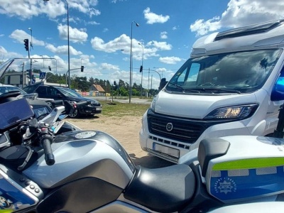 Policjanci zatrzymali Litwina do kontroli. Kamper zgłoszono dzień wcześniej jako kradziony