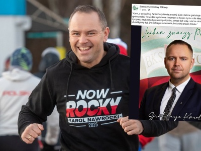 Prezydent-elekt otrzymał szczególny hołd i wyrazy poparcia od kibiców Lechii