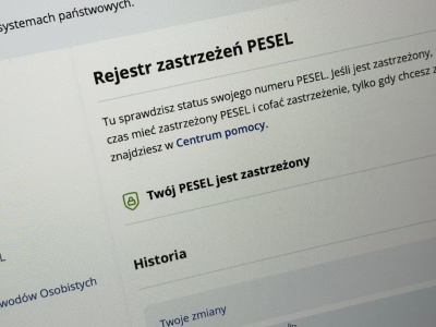 Zastrzeżony PESEL będzie miał jeszcze większą moc