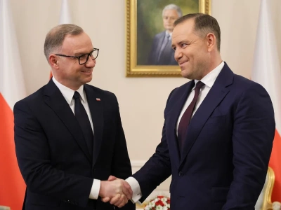 Prezydent-elekt w Pałacu. Spotkał się z Andrzejem Dudą