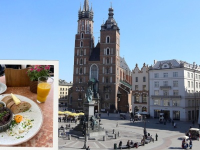 Poszłam zjeść śniadanie na rynku w Krakowie. Już tego nie powtórzę. Tyle wydałam na jajko, kaszankę i chleb