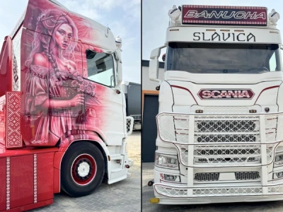 Słowiański tuning w pięknym wydaniu – co przestawia nowa Scania 530S Banuchy?
