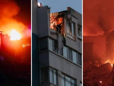 Nocny nalot dronów na Ukrainę. Rosja atakowała dwa miasta