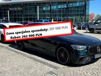 Ponad 200 tys. zł rabatu. Takie okazje są w Mercedesie