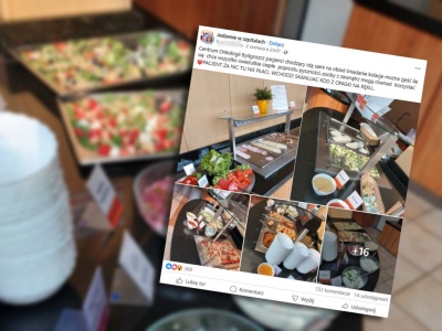 Tu karmią pacjentów po królewsku. Szwedzki stół ugina się od pyszności. 
