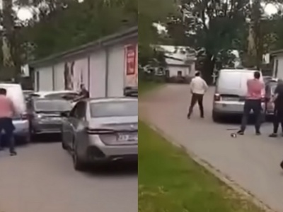 Bolków: policjant przekonywał złodzieja w samochodzie, żeby nie odjeżdżał, inny policjant dostał rykoszetem