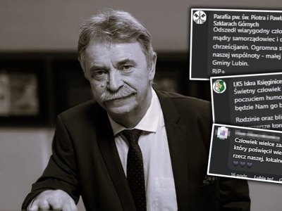 ”Mówił językiem serca”. Gmina Lubin opłakuje ukochanego wójta