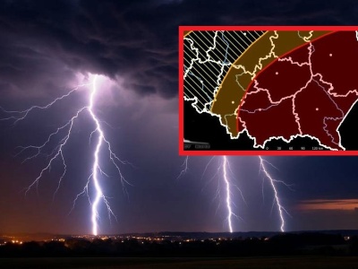 Potężne burze uderzą w Małopolskę! Nowy Sącz i południowy wschód Polski w strefie podwyższonego zagrożenia