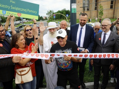 Jerzy Owsiak otworzył Plac Wielkiej Orkiestry Świątecznej Pomocy w Olsztynie