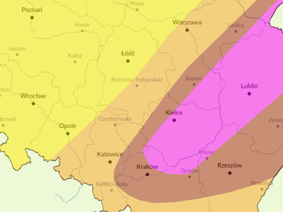 SOB ostrzega. Najwyższy stopień zagrożenia