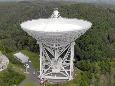 Największy radioteleskop w Niemczech: Effelsberg 100 m