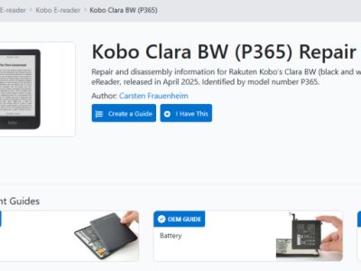 Kobo Clara BW z nową, większą baterią