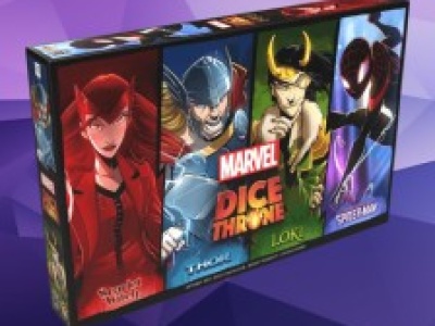 Gra planszowa Marvel Dice Throne Box (Scarlet Witch, Loki, Thor, Miles Morales) za 99 zł na Allegro