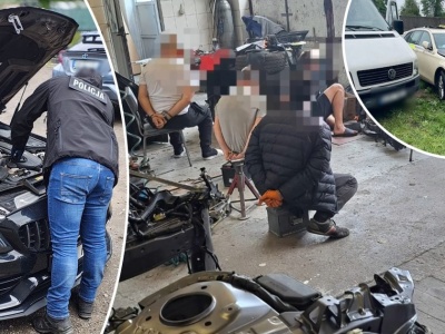 Policja rozbiła szajkę samochodową na Pomorzu. Kradli auta i części z Zachodu