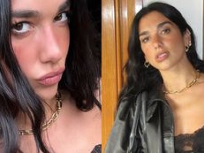 Odziana w koronkowy stanik, Dua Lipa spaceruje po mieście w towarzystwie przyjaciół. Stylowo?