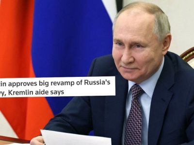 Putin nakazał przywrócić potęgę morską Rosji po batach, jakie flota dostała od Ukrainy