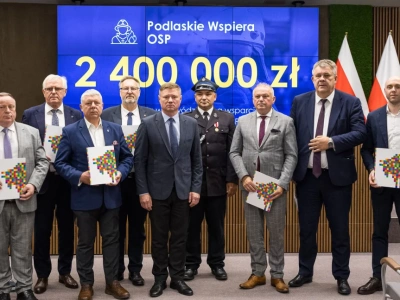 Ponad 200 tys. zł dofinansowania na nowy sprzęt dla OSP z powiatu wysokomazowieckiego
