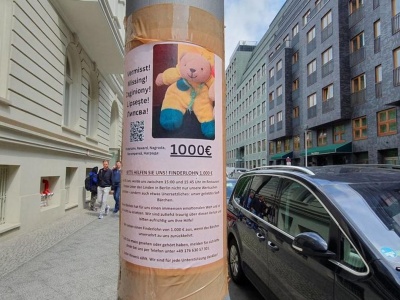 47-letni Marcus szuka skradzionego misia. Oferuje 1000 euro nagrody