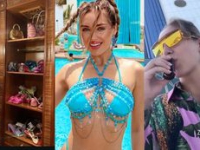 Caroline Derpienski nadaje z jednego z najdroższych hoteli na świecie. 