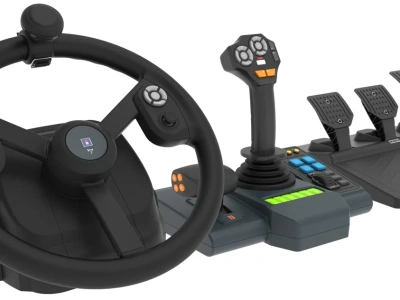 HORI Farming Vehicle Control System - test kierownicy. Rolnictwo wskakuje w nowy wymiar