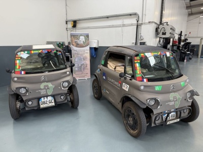Citroëny Ami, które przemierzyły Afrykę, gwiazdami jubileuszu 25-lecia salonu marki w Lyonie