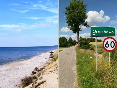 Kameralna osada nad morzem. Ma wieżę widokową, klif i piękną plażę