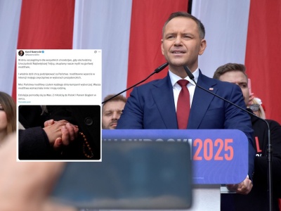 Nawrocki: Modlitwa Polaków pozwoliła mi wygrać. Dziękuję