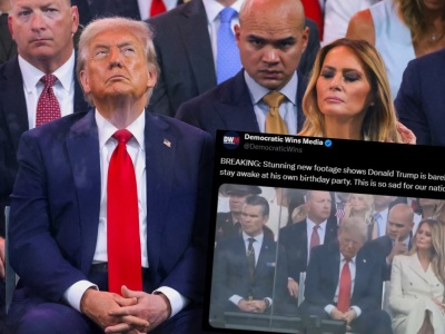 Zachowanie Trumpa na państwowej uroczystości wzbudziło zainteresowanie. Nagranie obiegło sieć