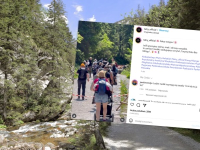 Przeczytali i olali. Turyści weszli na zamknięty odcinek w Tatrach. 