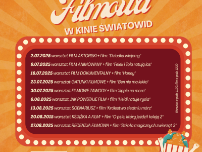 Letnia przygoda z filmem: wyrusz w podróż po świecie kina! [ Kina i teatr ]