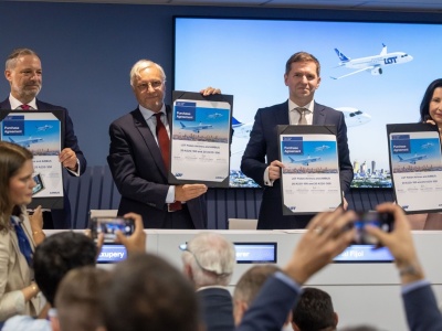 Airbus wygrał przetarg na dostawę samolotów dla LOT-u