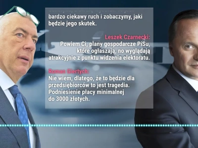 Podsłuchane rozmowy Giertycha z Czarneckim. Są nowe taśmy