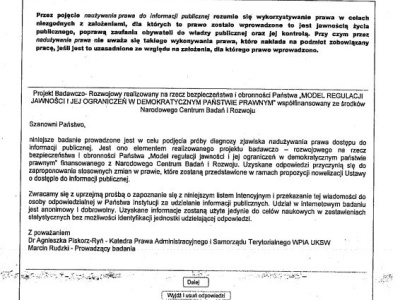 Tajny projekt o jawności