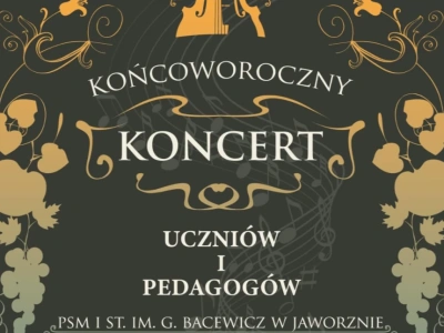 Jaworznicka szkoła muzyczna zaprasza na koncert końcoworoczny