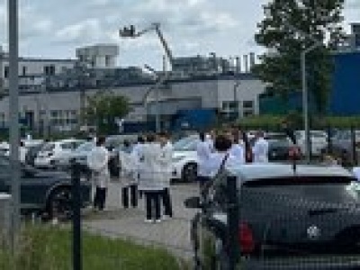 Pożar laboratorium. Zarządzono ewakuację
