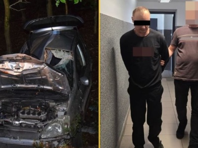 Spowodował śmiertelny wypadek i uciekł. Ukrywał się w lesie