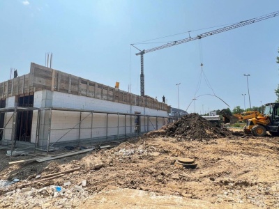Trwa budowa Branżowego Centrum Umiejętności w Brzesku. Powstała już pierwsza kondygnacja