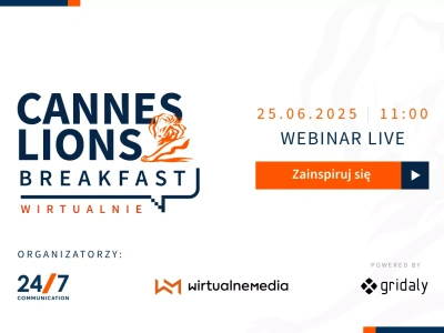 Porozmawiamy o Cannes Lions! Zapraszamy na webinar „Cannes Lions Breakfast Wirtualnie”
