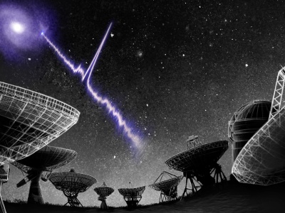 Astronomowie wreszcie wiedzą, gdzie jest brakująca materia. Podświetliły ją szybkie błyski radiowe