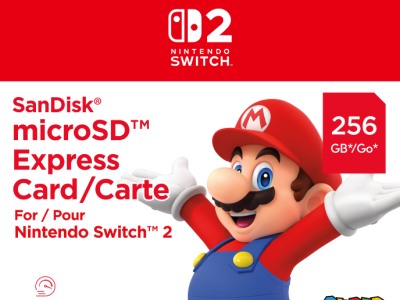 Popularna karta pamięci microSD Express 256 GB do Nintendo Switch 2 od Sandisk od 239 zł